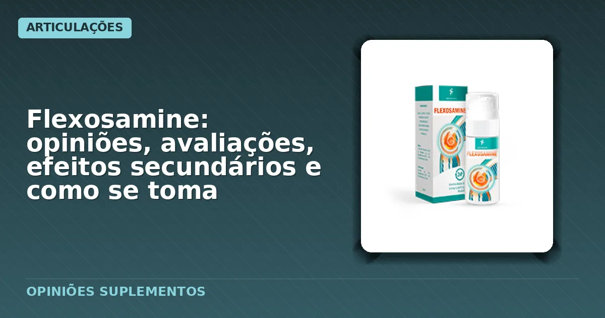 Embalagem padrão de gel Flexosamine